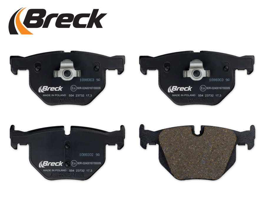 Breck 23732 00 554 00 — Zestaw klocków hamulcowych, hamulce tarczowe